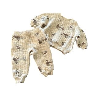 H&M Cream Baby Outfit with Disney Collaboration